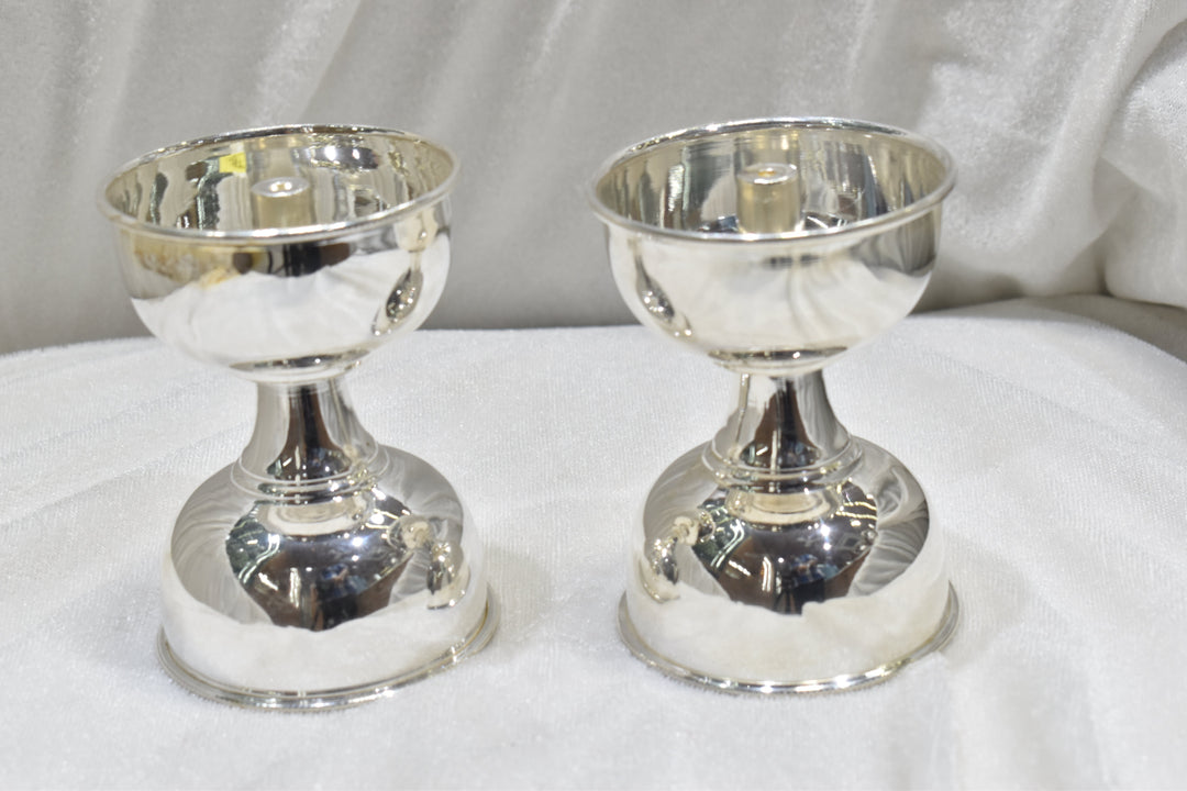 Plain Silver Deepak ( 104 G)